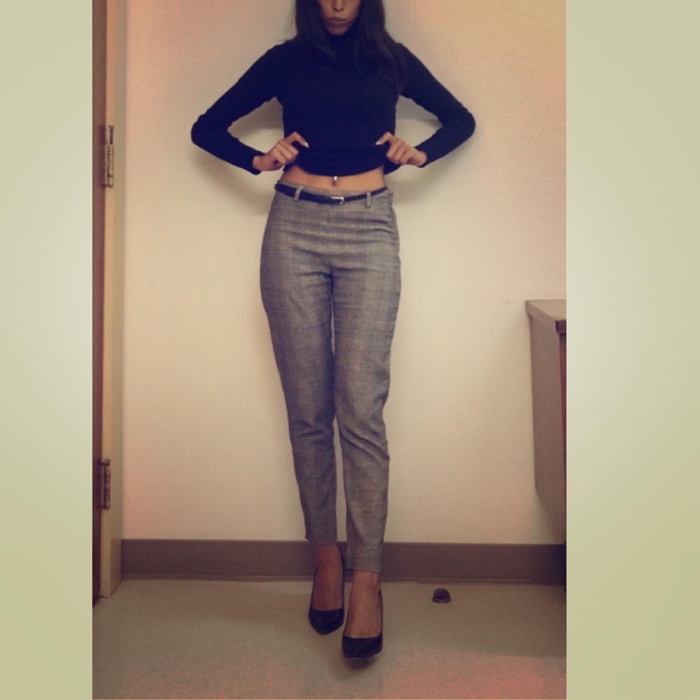 Plaid trousers